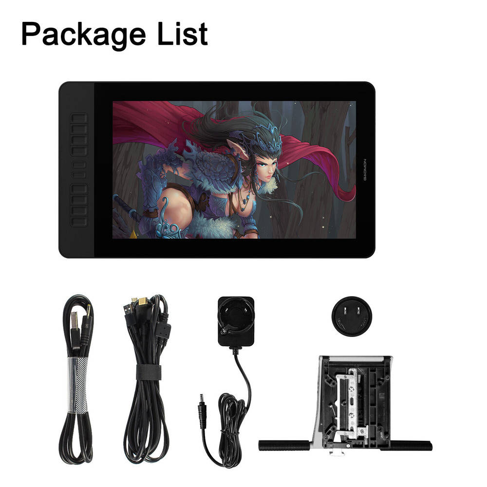 GAOMON PD1560 Digital Graphic Drawing Tablet with 10 Shortkeys and Screen Pen Display