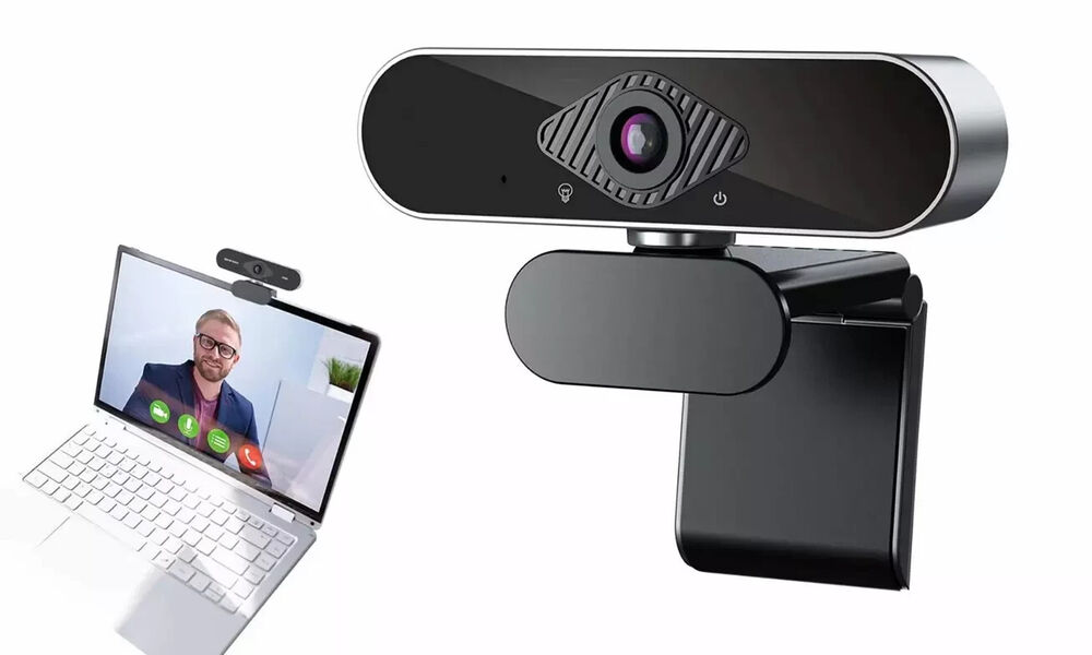 1080P Full HD USB Webcam with Built-in Microphone