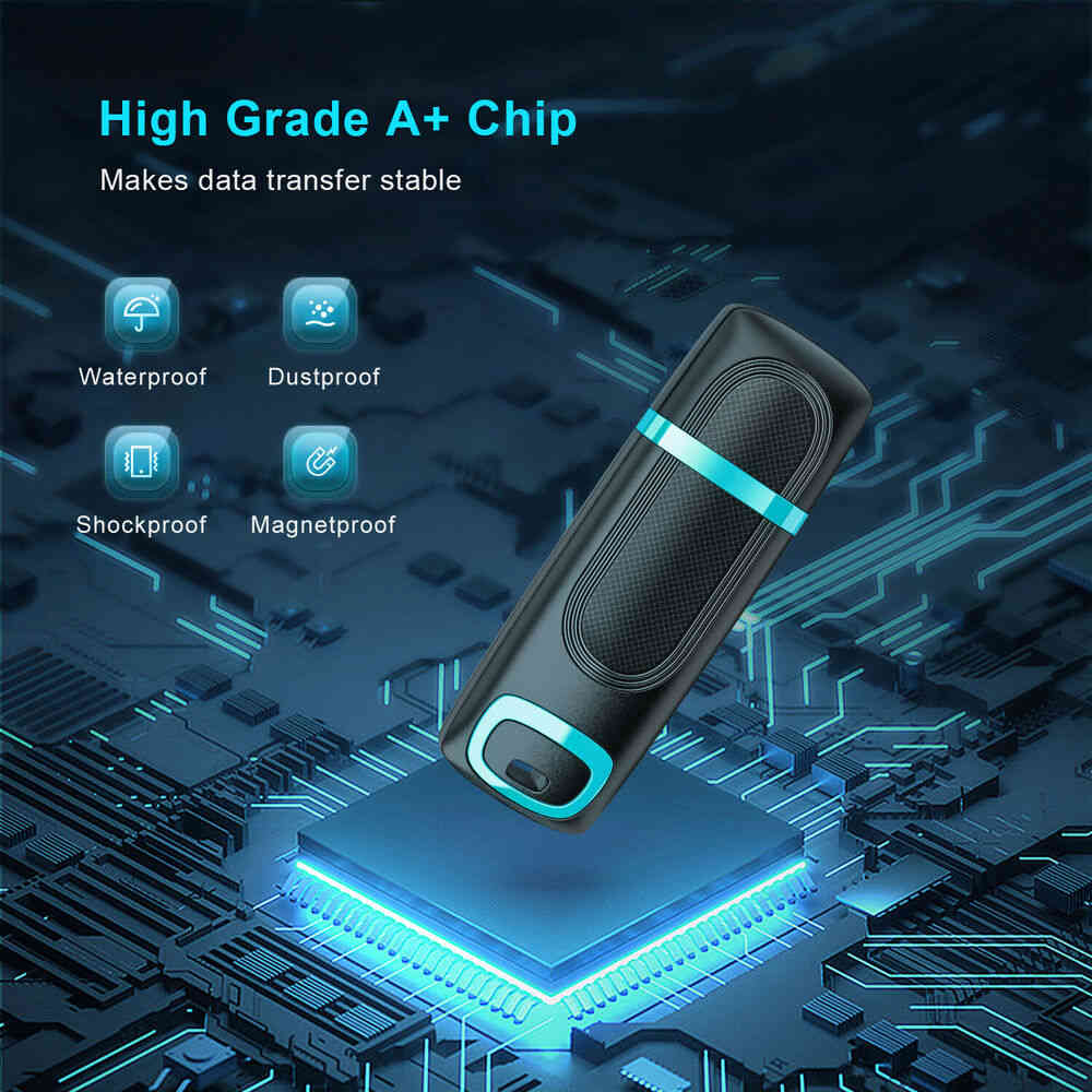 High-Speed USB 3.0 Flash Drives - 32GB, 64GB, 128GB Options