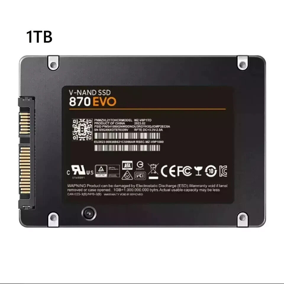 High-Speed 4TB, 2TB, 1TB SSD SATA III Internal Drives for PC/MAC