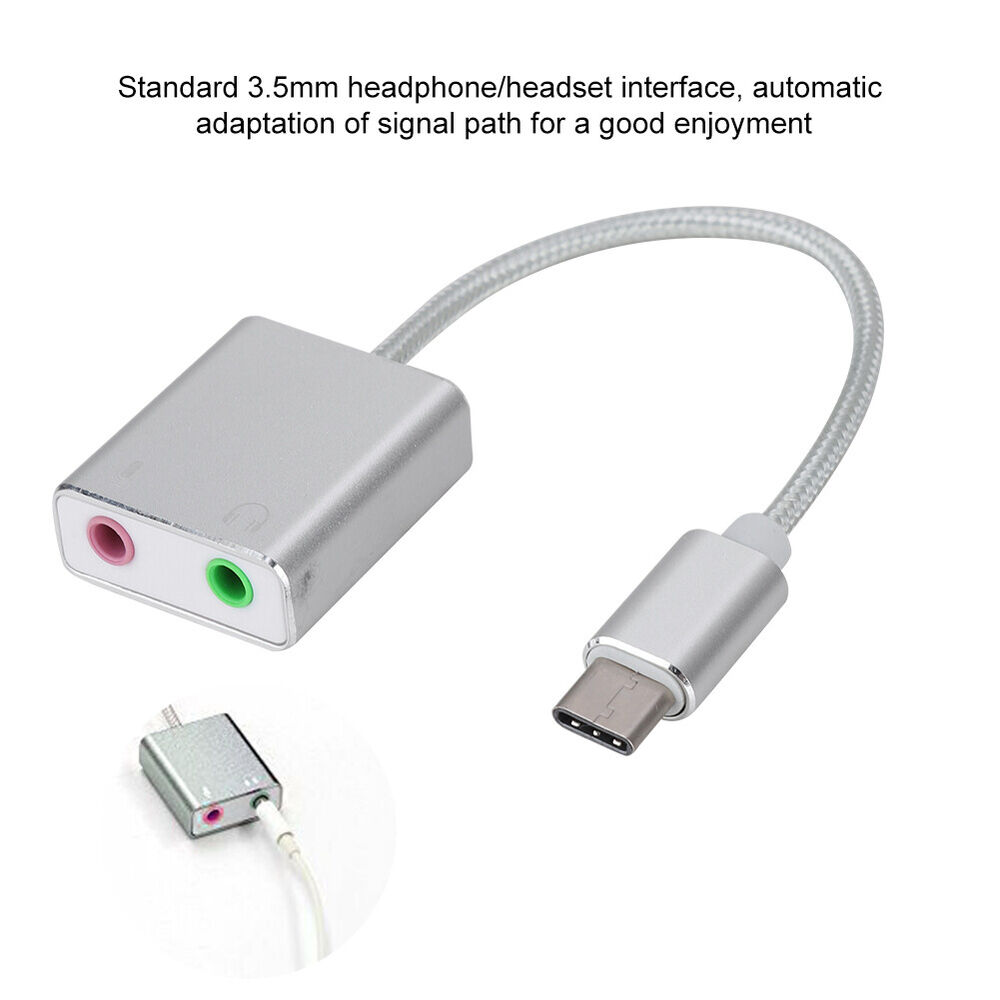 Premium Aluminum Alloy External Sound Card for Enhanced Audio on Tablets and Mobile Phones