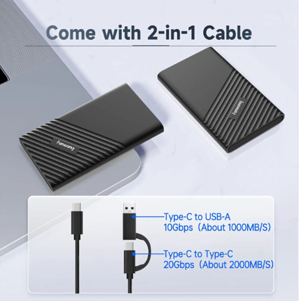 Fanxiang High-Speed Mini External SSD - 1TB, 2TB, 4TB Options