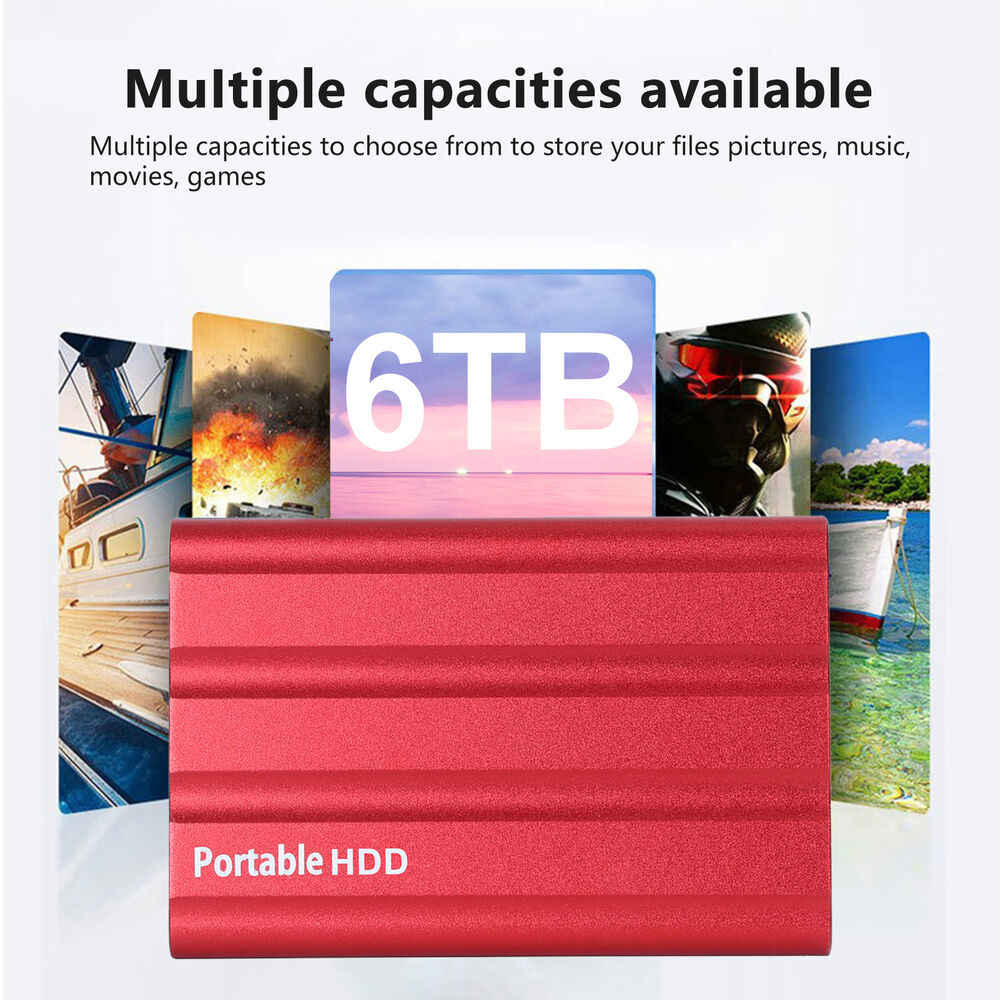 High-Capacity USB External Hard Drive - Easy Storage Solution
