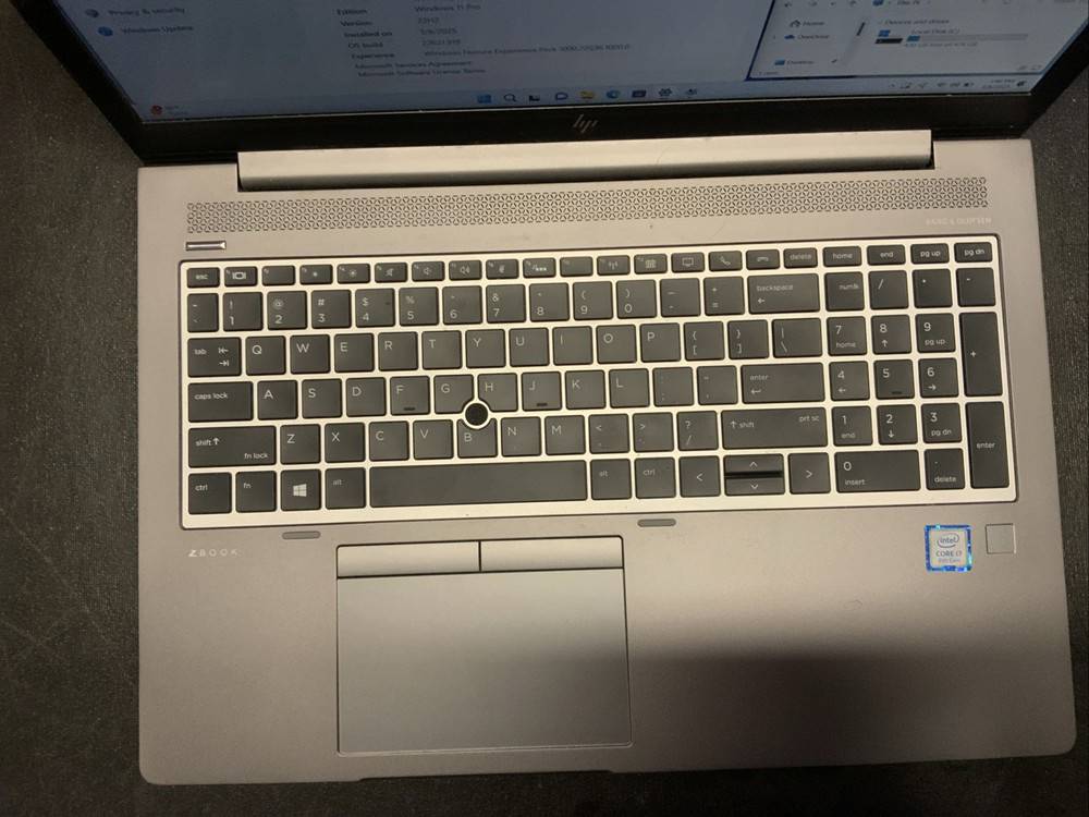HP ZBook 15u G5 Laptop with Intel i7, 24GB RAM, 512GB SSD