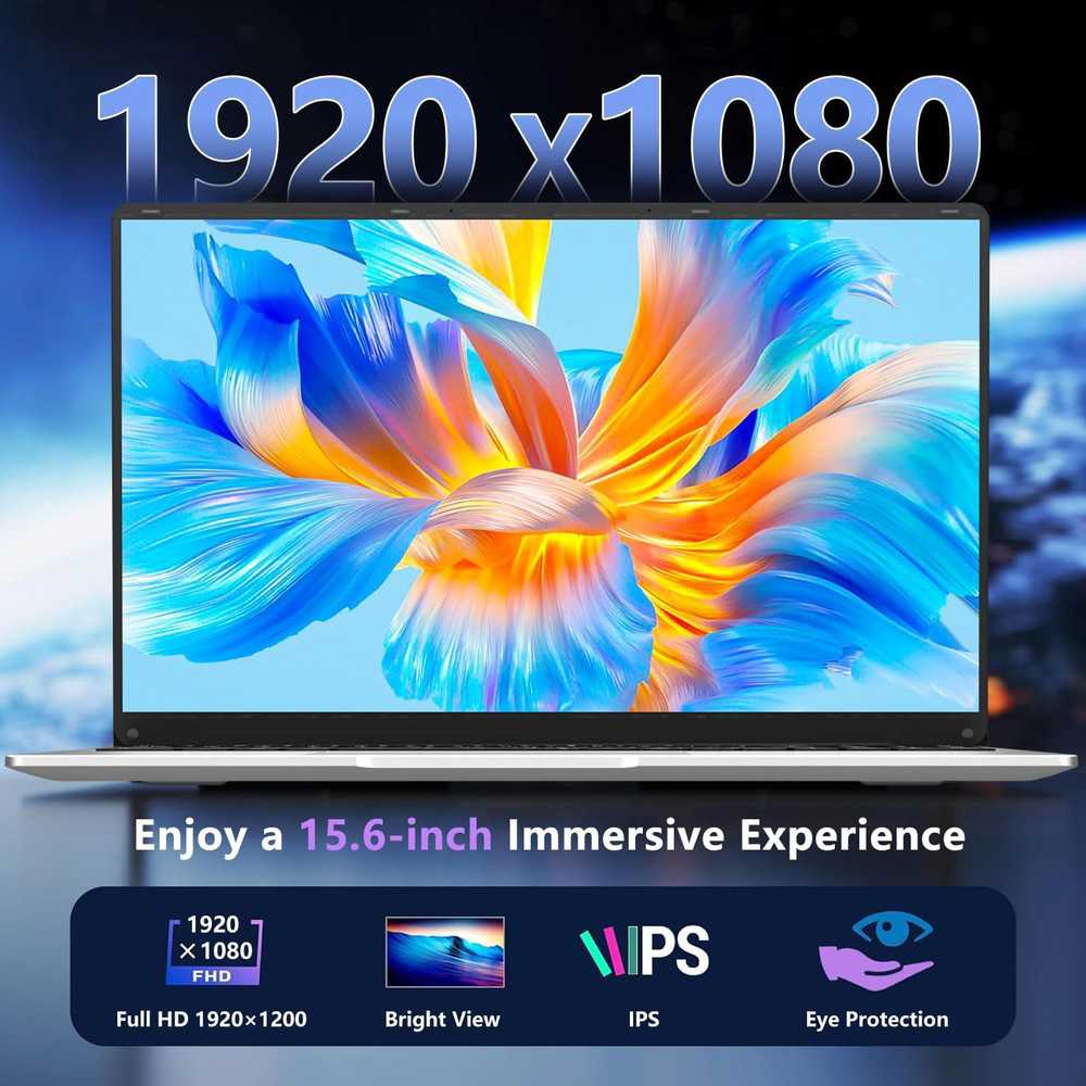 KUU 15.6" Gaming Laptop with N4000 Processor, 8GB RAM, 256GB SSD