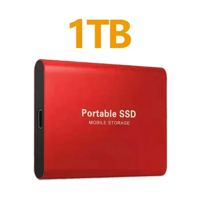 1TB High-Speed USB 3.1 Type-C External SSD