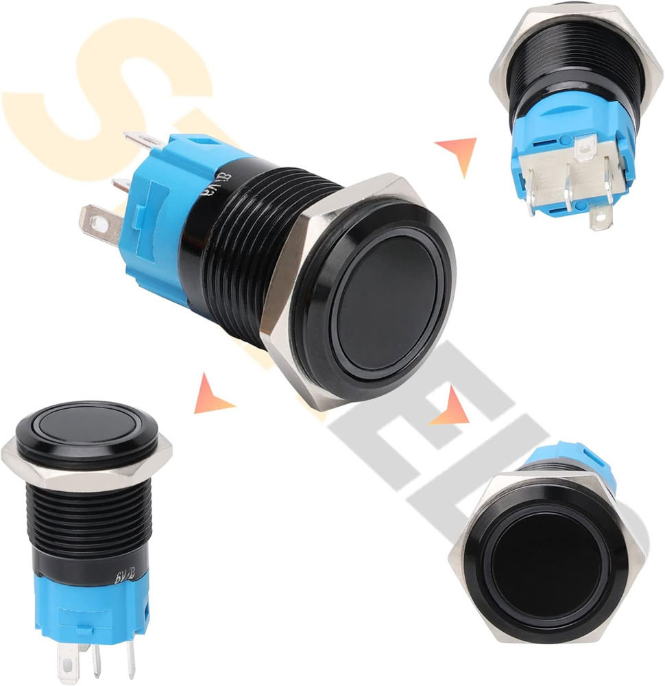 16mm Metal Momentary Button for DIY Computer Case Reset