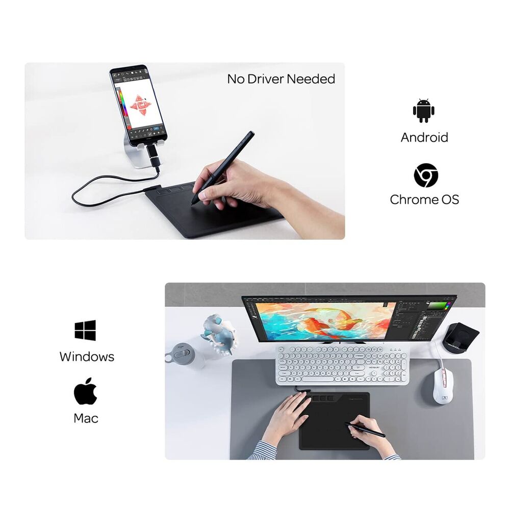GAOMON S620 6.5" x 4" Professional Graphics Tablet with 8192 Levels Pressure Sensitivity