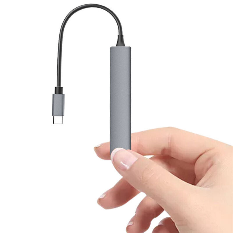 4-Port USB C Hub Adapter for MacBook Pro, Mac, Samsung