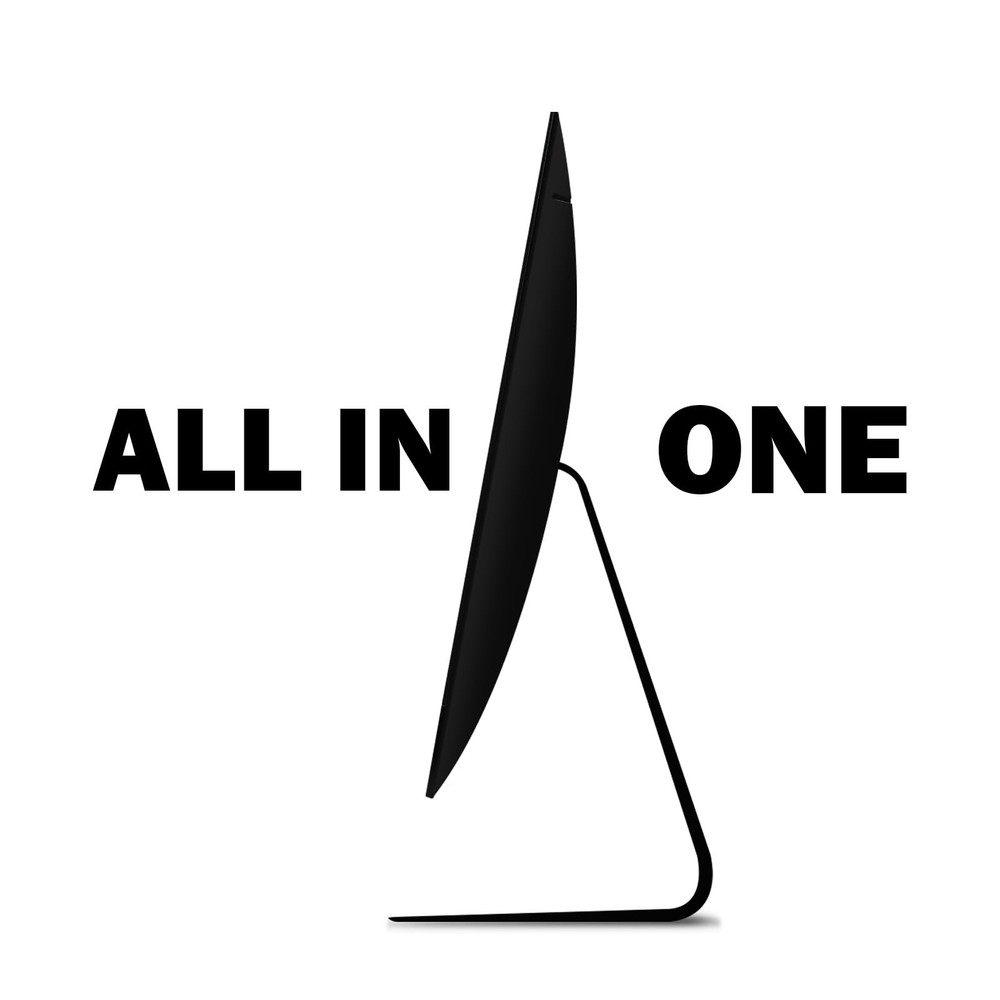All-in-One Desktop Computer with 22" FHD Display