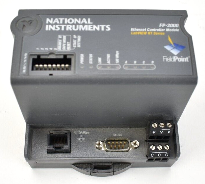 National Instruments NI FP-2000 Ethernet Fieldpoint Network Controller Interface
