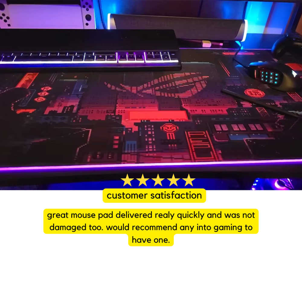 Asus ROG RGB Backlit Gaming Mouse Pad