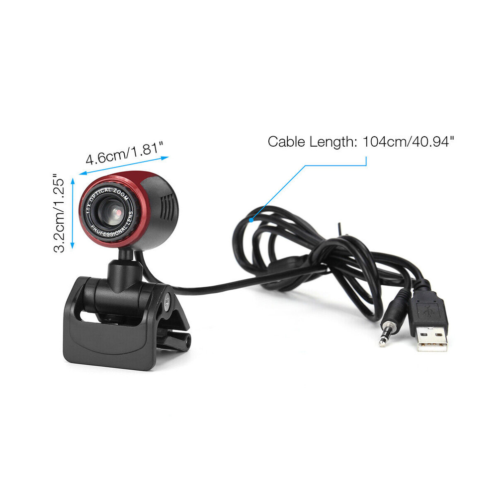 HD 1080P Webcam with Microphone for PC and Laptop