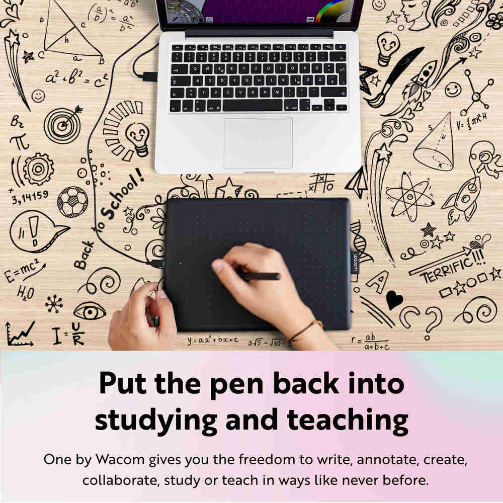 Wacom One Medium Graphics Drawing Tablet - New