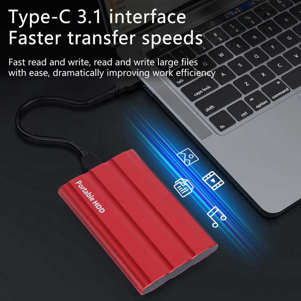 High-Capacity USB External Hard Drive - Easy Storage Solution