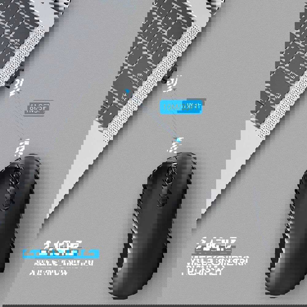 2.4GHz Wireless Optical Mouse with USB Receiver