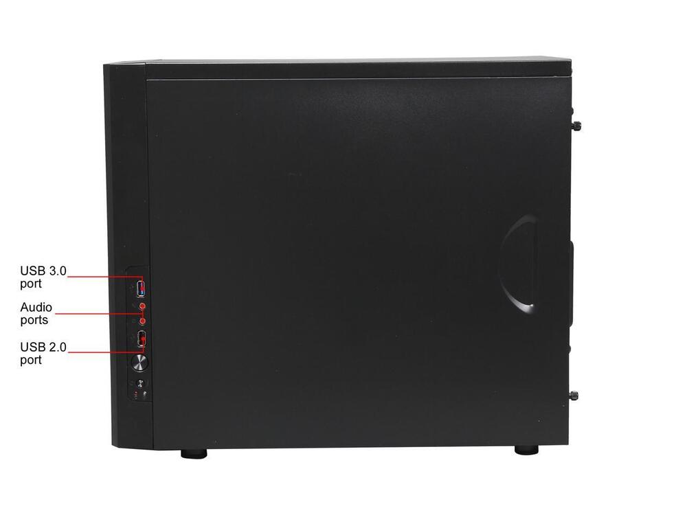 Fractal Design Core 1000 Black Micro ATX Mini Tower Computer Case