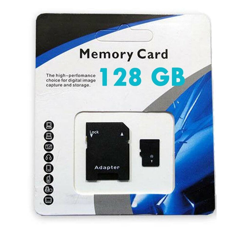 High-Capacity Micro SD Cards with TF Adapter
