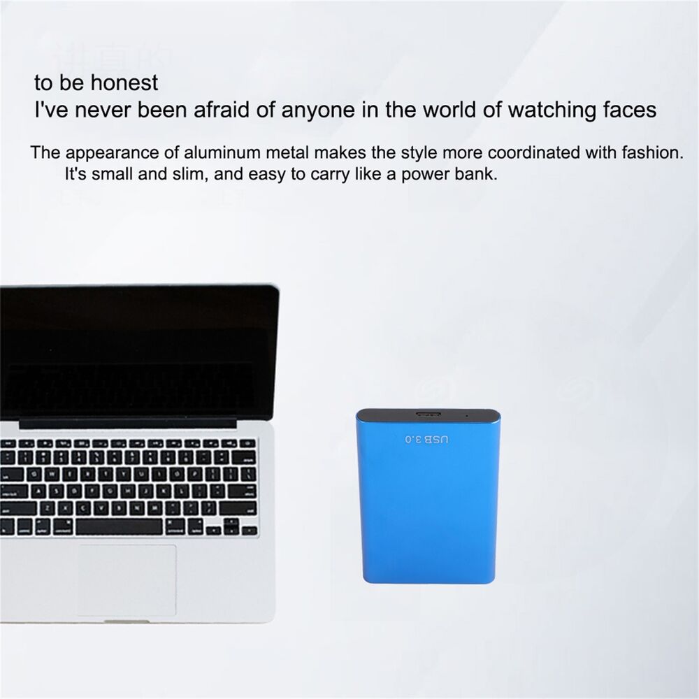 Ultra-Fast USB 3.0 Portable External Hard Drive - 1TB/2TB/4TB