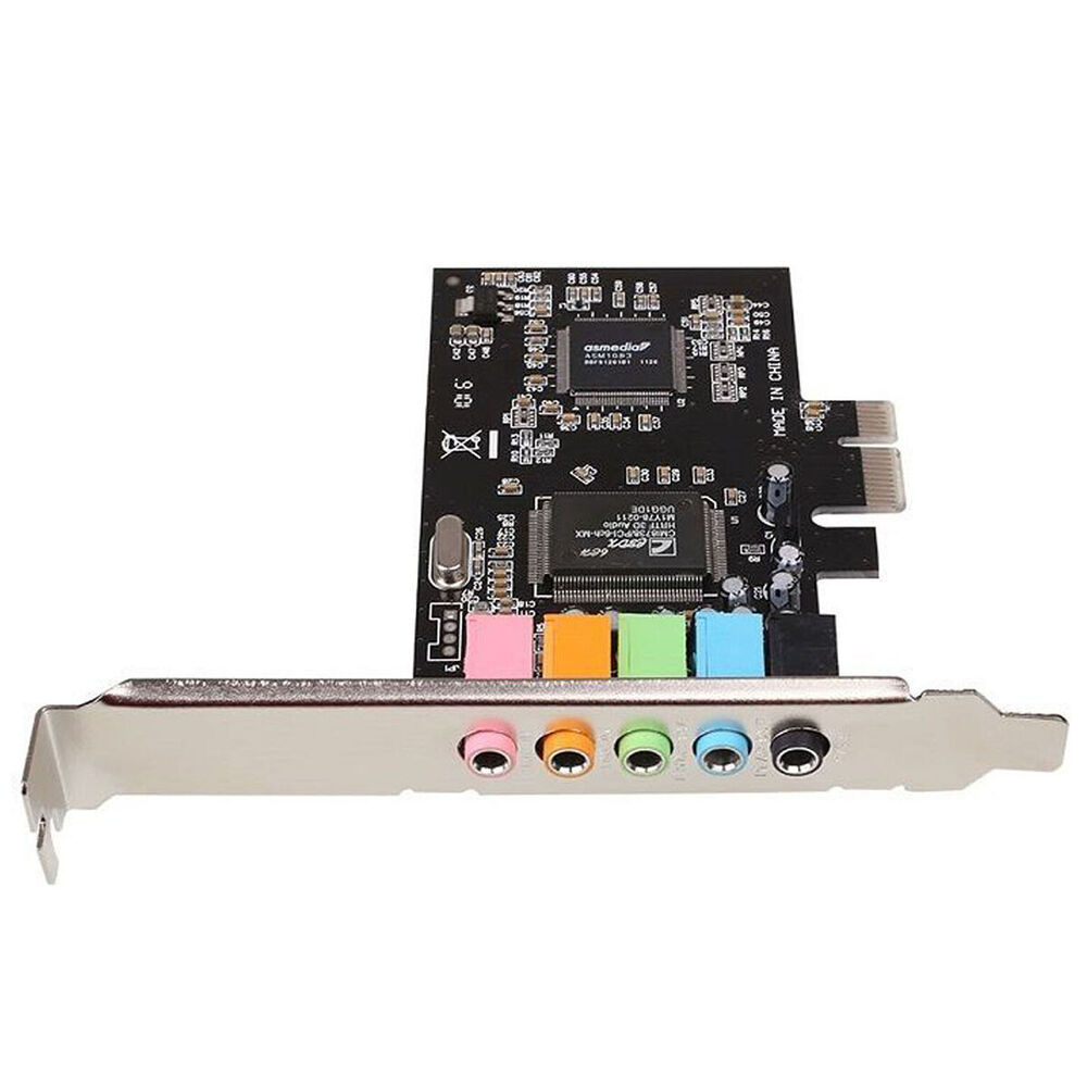 High-Quality PCI Express 5.1 Channel Audio Sound Card Adapter