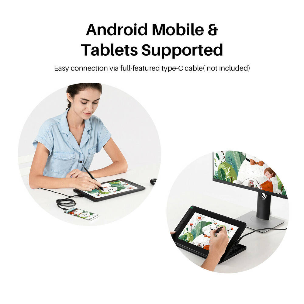 Refurbished HUION Kamvas 12 11.6inch Graphics Drawing Tablet with Android