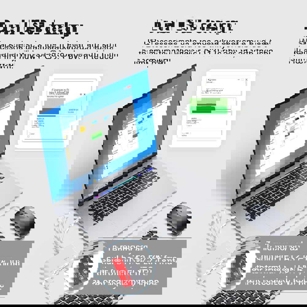5 in 1 USB 3.0 OTG Memory Card Reader Adapter for iPhone/iPad