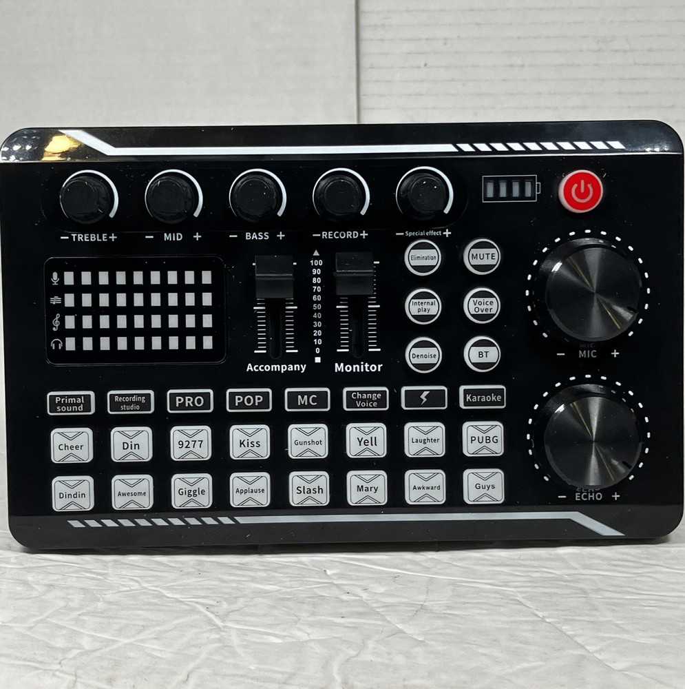 High-Quality Audio Interface for Professional Recording and Broadcasting