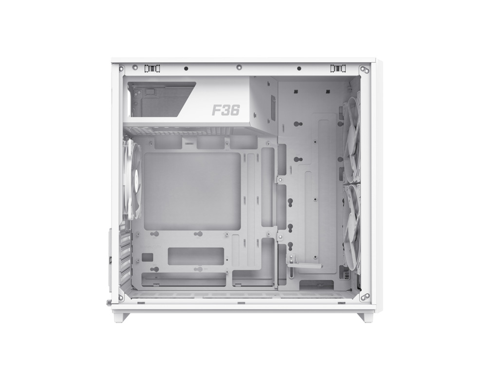 GAMEMAX F36 WH Micro-ATX Gaming Case - White Edition