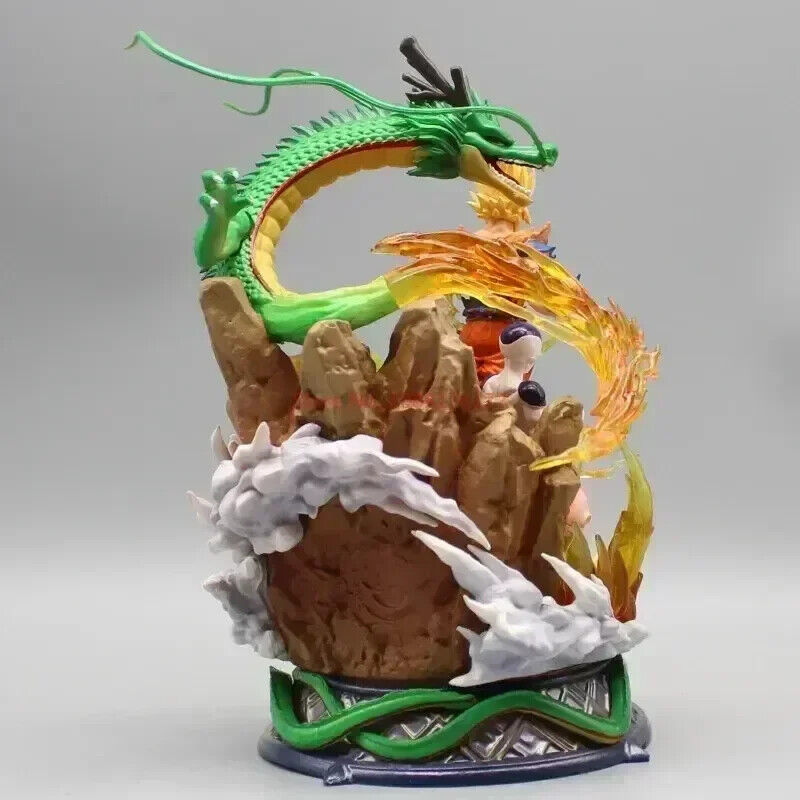 Dragon Ball Z Action Figures Collection: Son Goku, Frieza, and Shenron
