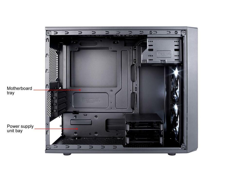 Fractal Design Focus G Mini Black MicroATX Mid Tower Computer Case