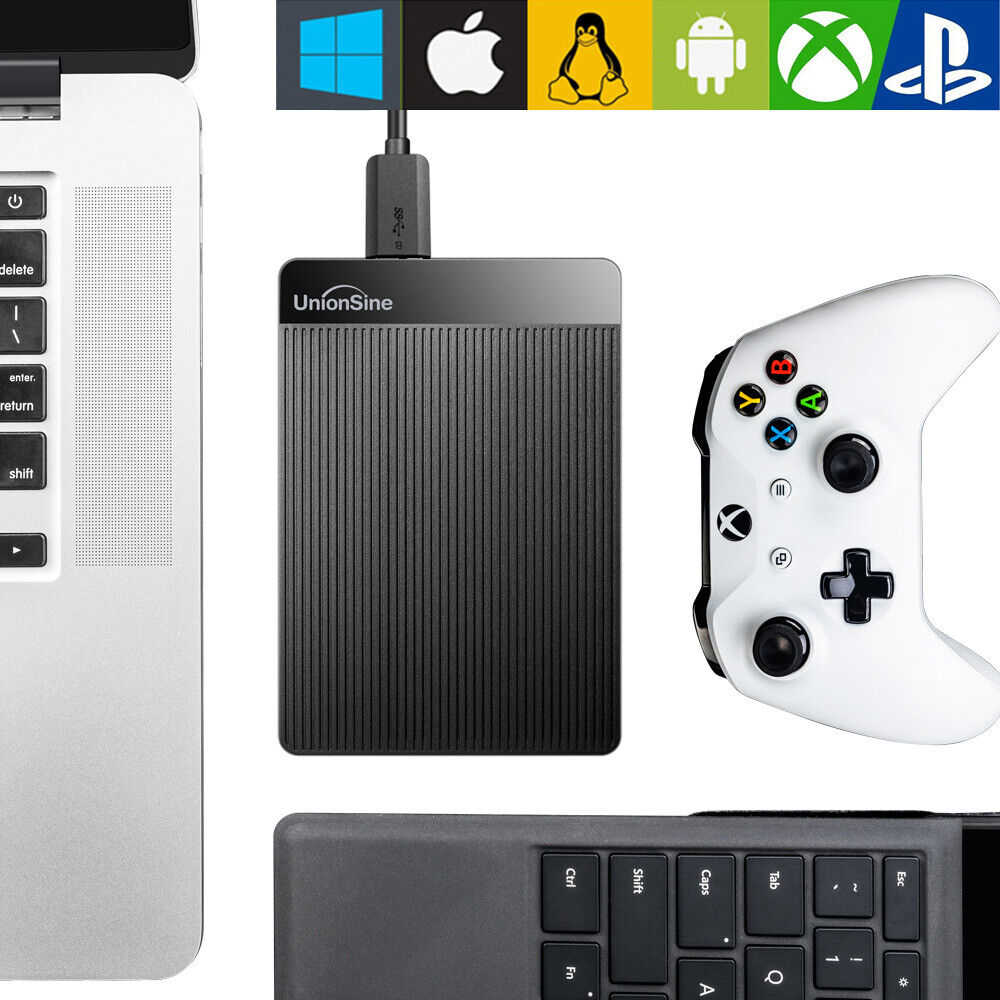 1TB/2TB Portable External USB 3.0 Hard Drive Storage HDD for Gaming Consoles