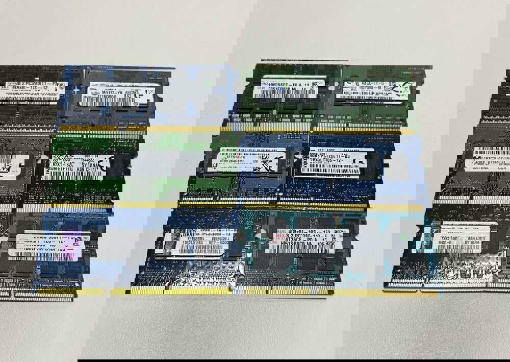 50-Piece Assortment of DDR3 4GB SODIMM RAM for Laptops