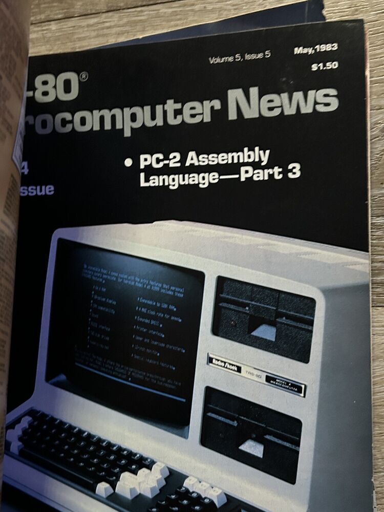 Vintage Micro Computer News Radio Shack Magazine Collection 1981-1984