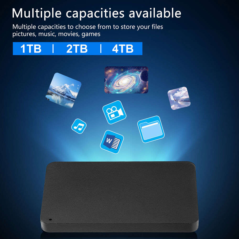 1/2/4TB USB 3.0 Portable Hard Drives