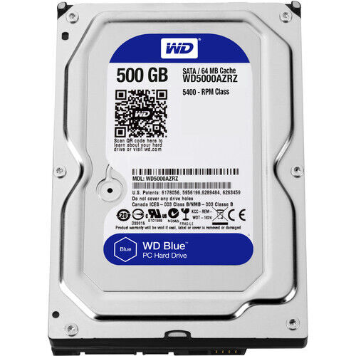 500GB SATA 3.5" Internal Hard Drive with Windows 11 Pro