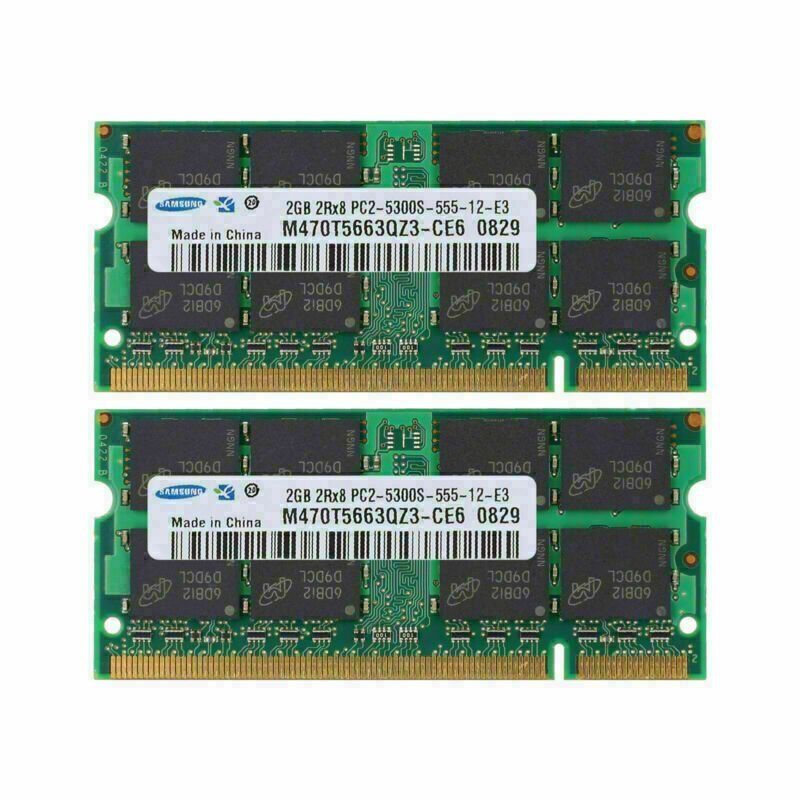 Samsung DDR2 667MHz 200Pin Laptop Memory RAM Upgrade