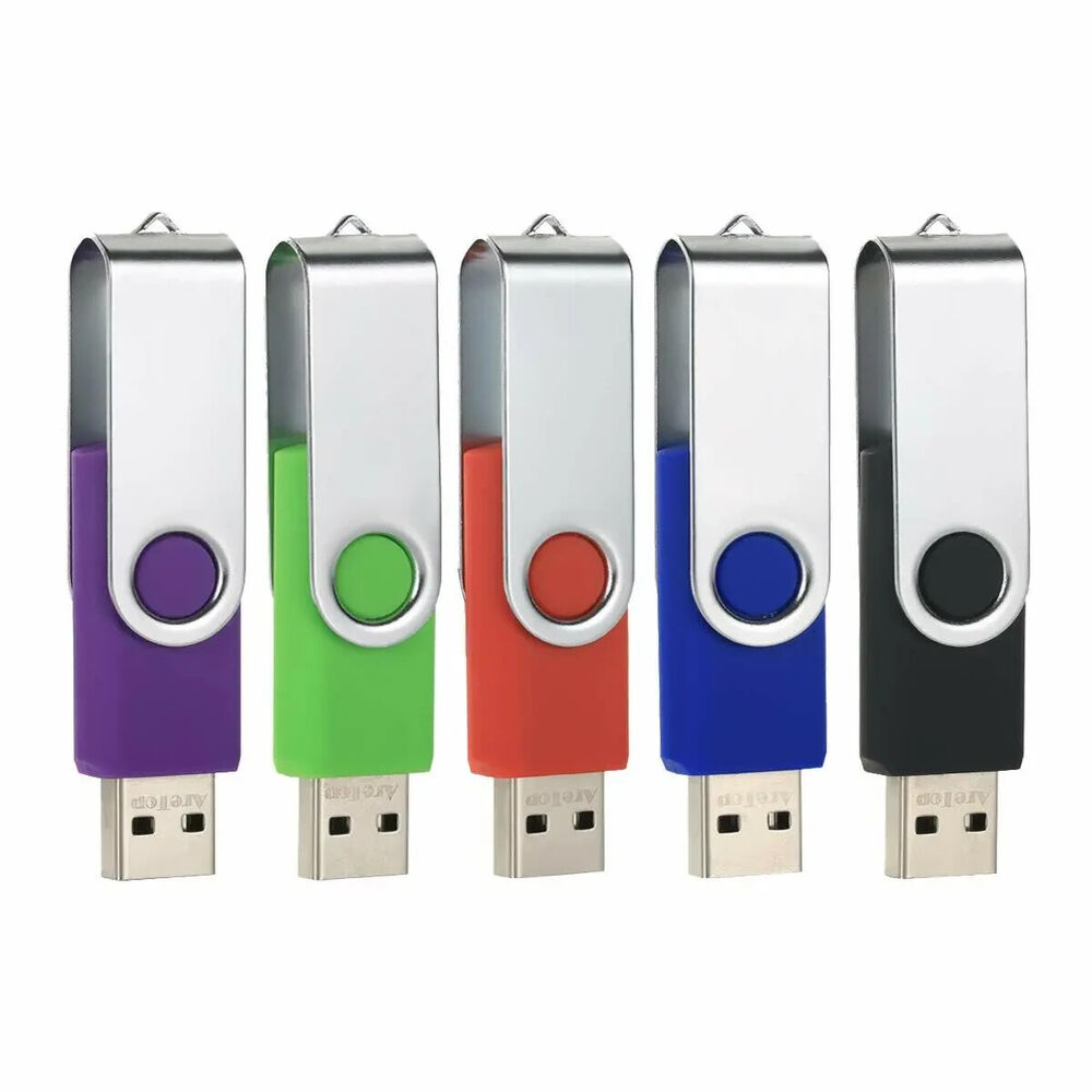 High-Capacity USB Flash Drives - 4GB to 128GB Options