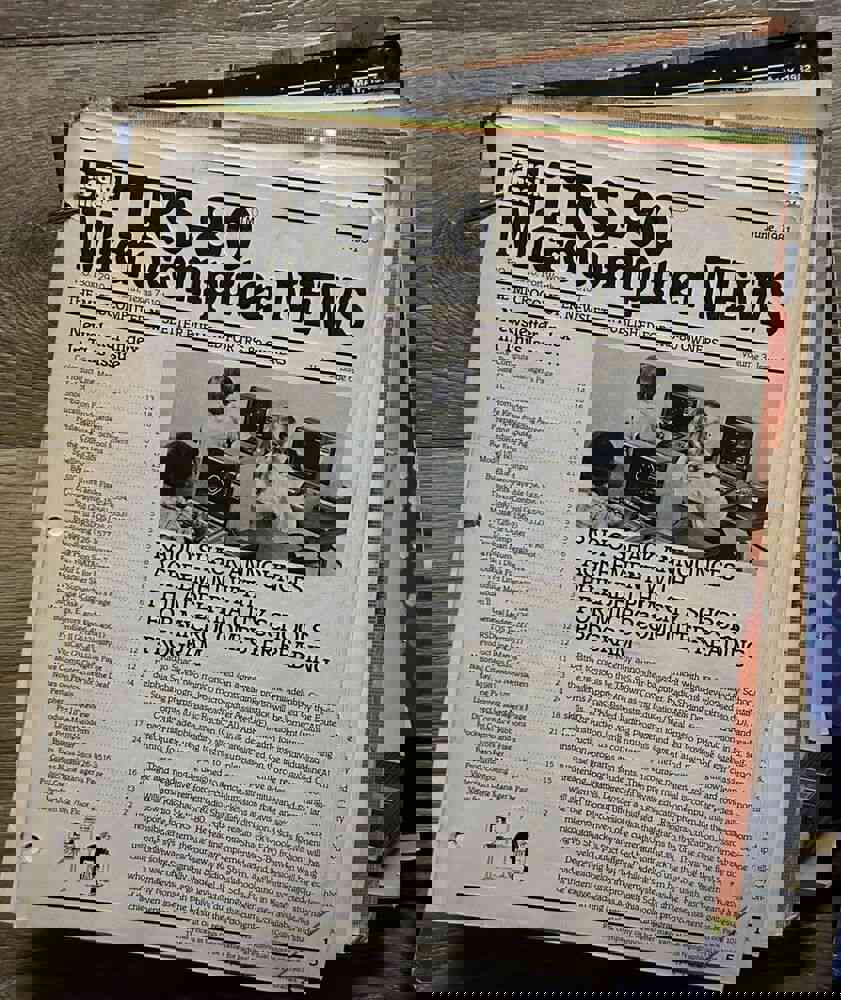 Vintage Micro Computer News Radio Shack Magazine Collection 1981-1984