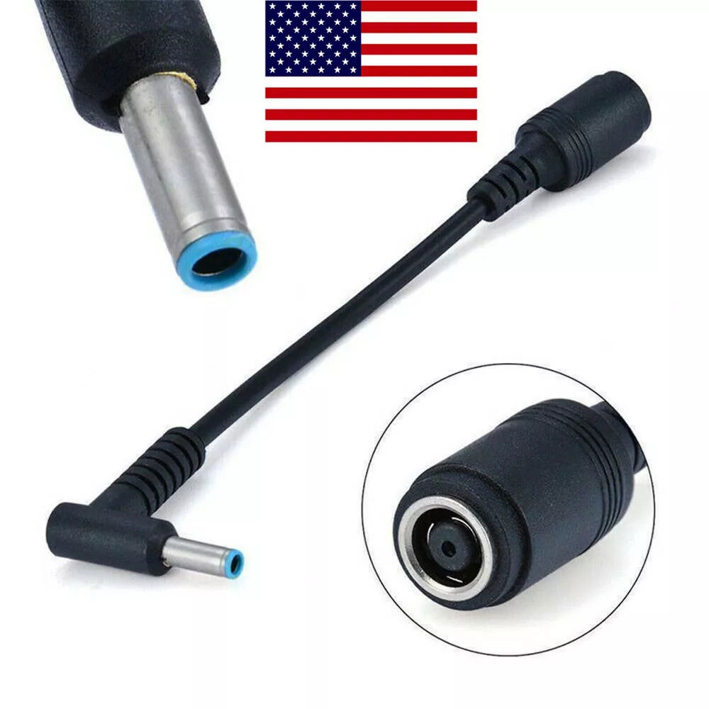 7.4mm to 5.0mm Power Charger Converter Cable for HP and Dell Laptops