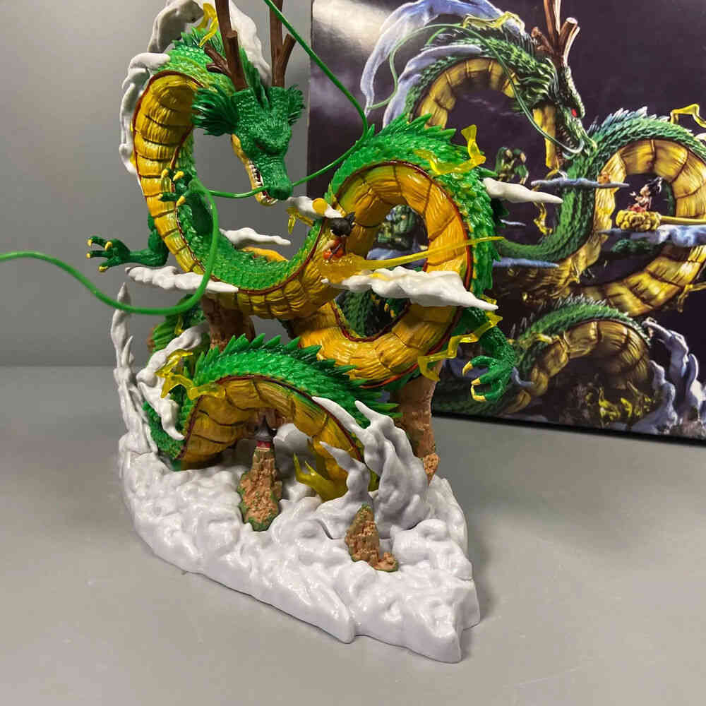 Dragon Ball Anime PVC Figure Set: Goku and Shenron