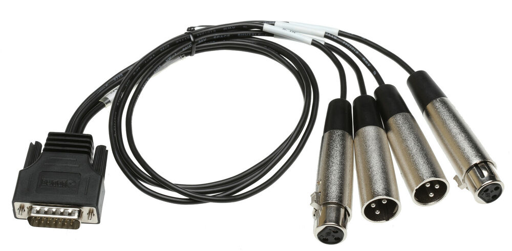 Digigram VX222e 24bit 192KHz AES Digital Broadcast Audio PCIe Card with XLR Cables