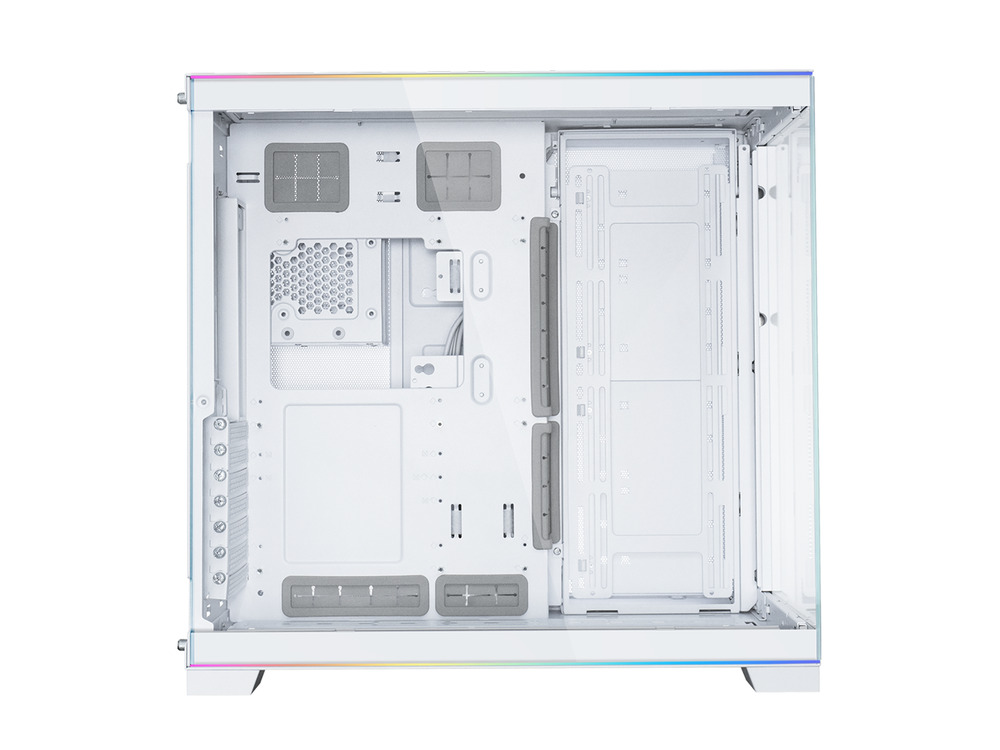 LIAN LI O11 EVO RGB - White Aluminum/Steel Mid Tower ATX Computer Case