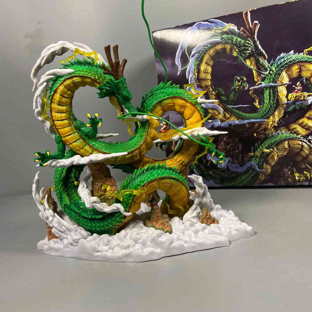 Dragon Ball Anime PVC Figure Set: Goku and Shenron