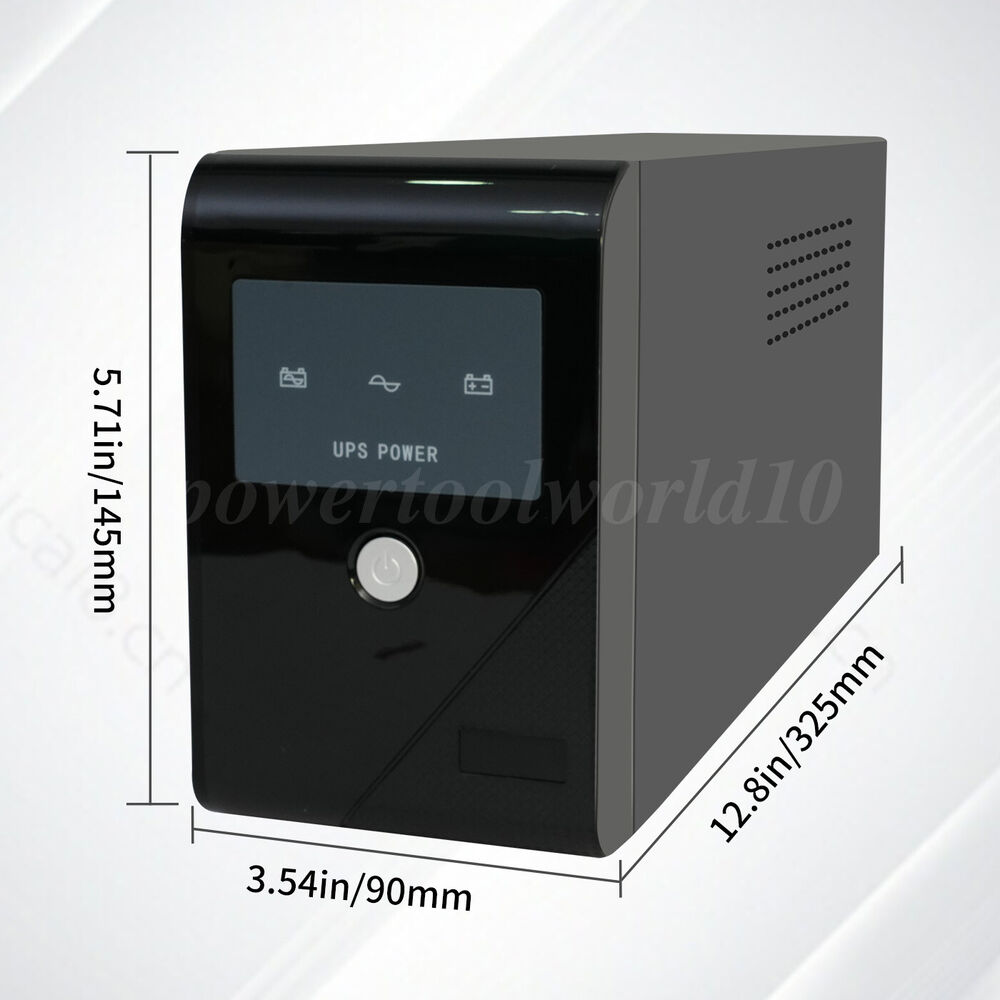 600VA 360W Home UPS Power Backup with Battery