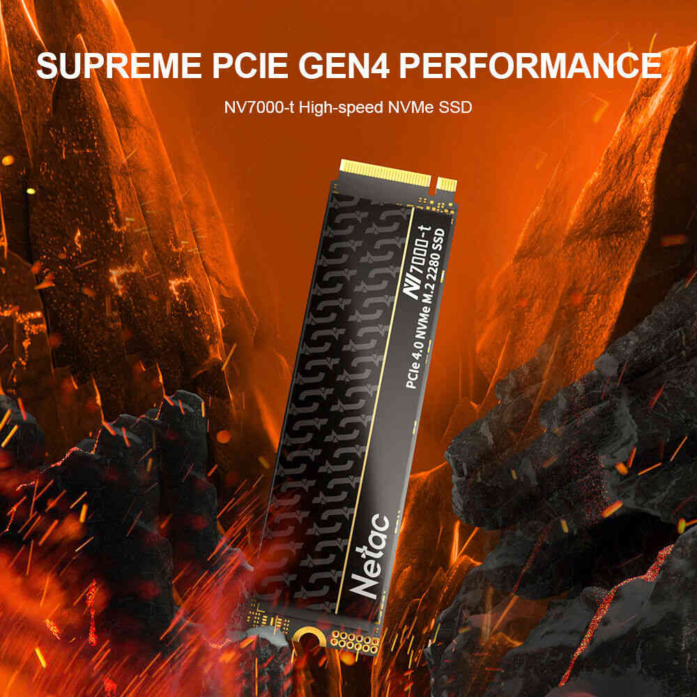 Netac 4TB & 2TB Internal PS5 SSD PCIe 4.0 M.2 NVMe High-Speed Storage
