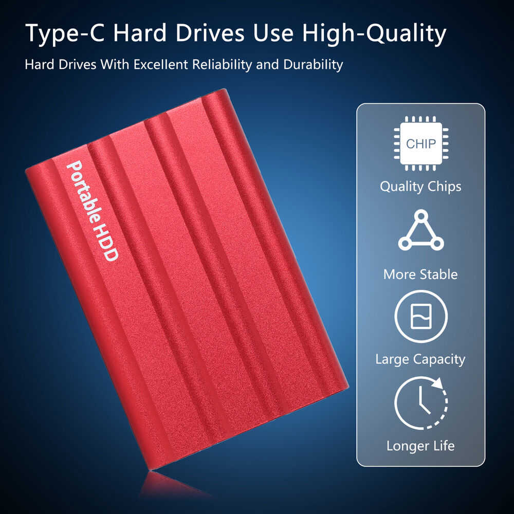 High-Capacity USB External Hard Drive - Easy Storage Solution
