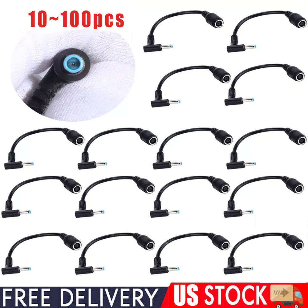 7.4mm to 5.0mm Power Charger Converter Cable for HP and Dell Laptops