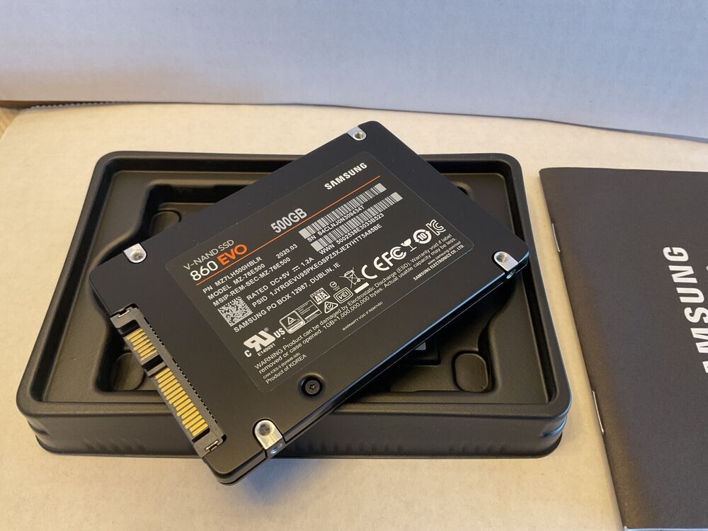 Samsung 860 EVO 500GB 2.5" SATA SSD - High-Performance Internal Storage