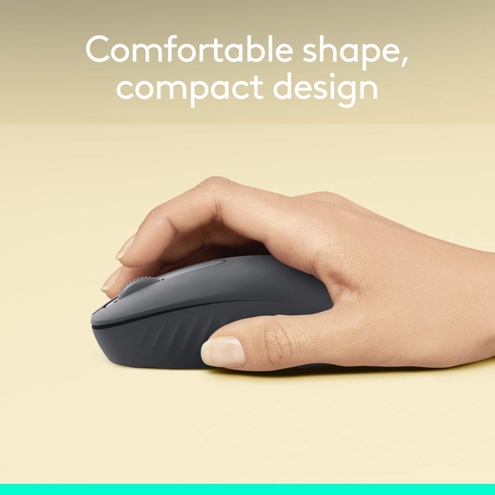 Logitech M196 Bluetooth Wireless Mouse - Compact, Lightweight, 3-Button