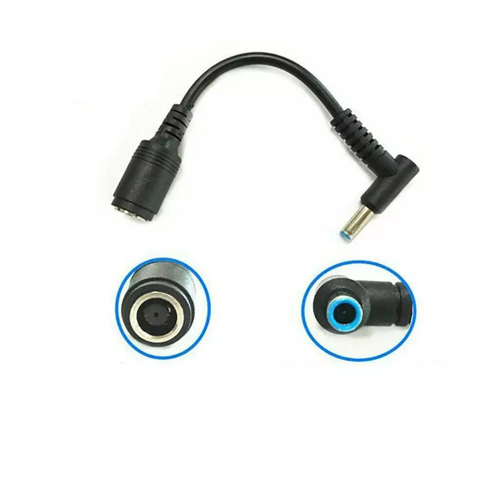 7.4mm to 5.0mm Power Charger Converter Cable for HP and Dell Laptops